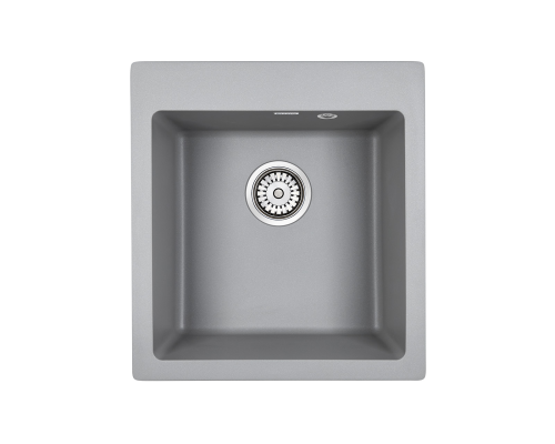Кухонная мойка Paulmark Zemar 46 PM104651-GRM Серый металлик