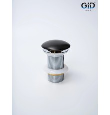 Черный матовый керамический донный клапан Gid BLm100 74402k
