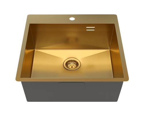 Кухонная мойка Reflexion Iseo RX2250GD брашированное золото