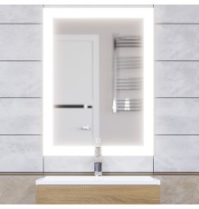 Зеркало для ванной с подсветкой Uperwood Barsa 60х80 см, сенсор/антизапотевание