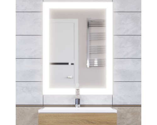 Зеркало для ванной с подсветкой Uperwood Barsa 60х80 см, сенсор/антизапотевание