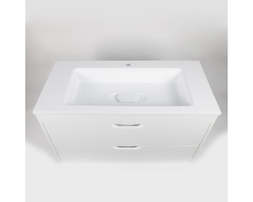 Раковина для ванной Uperwood Modul 97х45х12 см, белая глянцевая