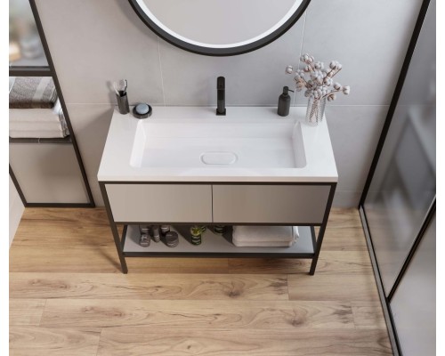 Раковина для ванной Uperwood Modul 97х45х12 см, белая глянцевая