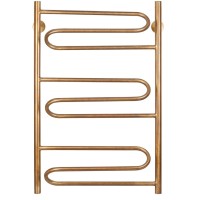 Полотенцесушитель латунный Secado Валенсия 60х80, электрический R, бронза