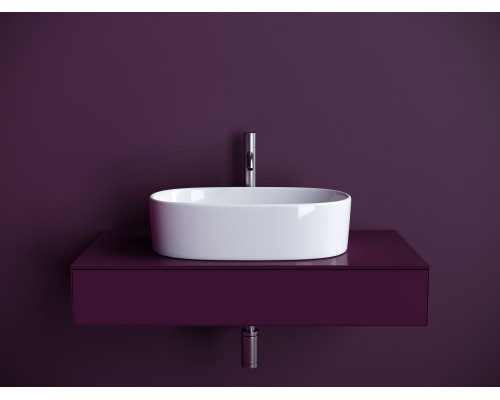 Раковина накладная Ceramicanova 561x359x149, белый