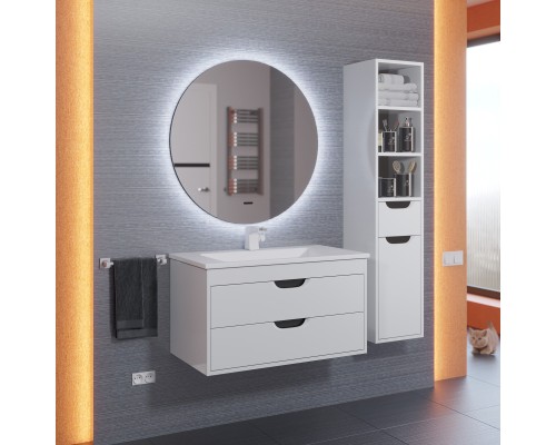 Зеркало для ванной с подсветкой Uperwood Modul 65х65, круглое, сенсор/антизапотевание