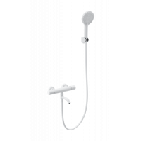 Смеситель для ванны с душем и термостатом Wonzon&Woghand, Белый матовый