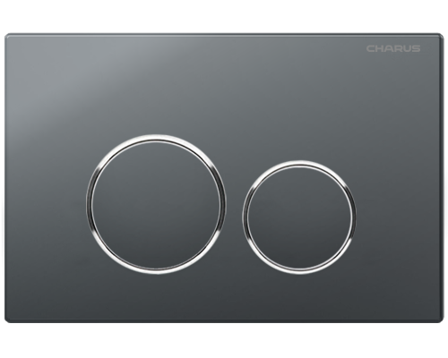 Кнопка смыва Charus Spazio FP.330.GRP.01 графит