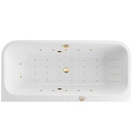 Ванна гидромассажная EXCELLENT Arana 180x85 NANO золото