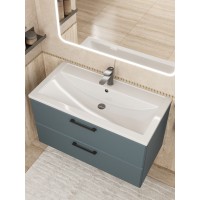 Раковина для ванной Uperwood Foster 90х45,5х17,5 см, белая глянцевая