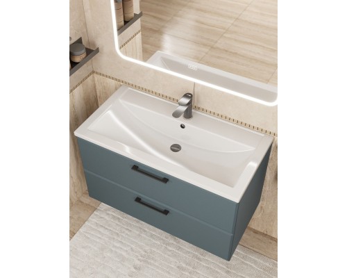 Раковина для ванной Uperwood Foster 90х45,5х17,5 см, белая глянцевая