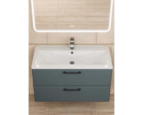 Раковина для ванной Uperwood Foster 90х45,5х17,5 см, белая глянцевая