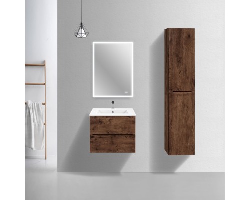 База под керамическую раковину Vincea Mia Slim 600 подвесная 2 ящика Soft close R.Wood