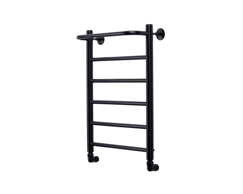 Полотенцесушитель водяной Comfysan Capri W-6 60/40 с полкой, черный