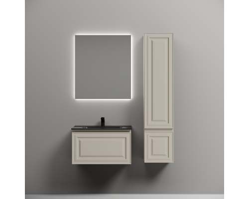 Тумба под раковину подвесная Sancos Very 69х44х40,, с доводчиками, Beige Soft, VR70CE