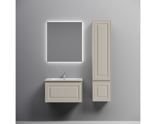 Тумба под раковину подвесная Sancos Very 69х44х40,, с доводчиками, Beige Soft, VR70CE