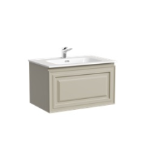Тумба под раковину подвесная Sancos Very 69х44х40,, с доводчиками, Beige Soft