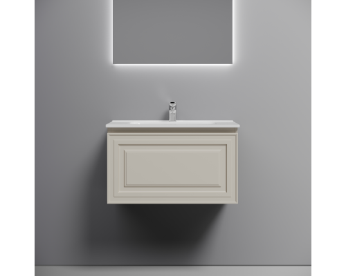 Тумба под раковину подвесная Sancos Very 69х44х40,, с доводчиками, Beige Soft, VR70CE