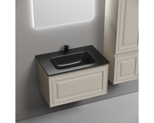 Тумба под раковину подвесная Sancos Very 69х44х40,, с доводчиками, Beige Soft, VR70CE