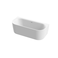 Акриловая ванна Cezares Metauro 180x80 METAURO-INT-Wall-180-80-60-W-MATT Белая матовая без гидромассажа