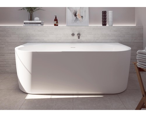 Акриловая ванна Cezares Metauro 180x80 METAURO-INT-Wall-180-80-60-W-MATT Белая матовая без гидромассажа