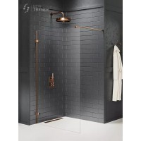 Душевое ограждение NEW TRENDY AVEXA COPPER BRUSHED 90x200 брашированная медь