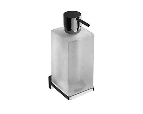 Дозатор для жидкого мыла подвесной Colombo Look цвет хром/матовое стекло