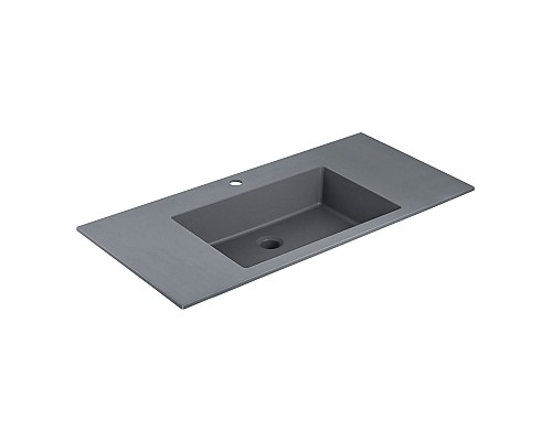 Раковина Vincea VCB-13100G из кварца серый