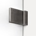Душевое ограждение NEW TRENDY AVEXA GUNMETAL BRUSHED 80x200 оружейная сталь