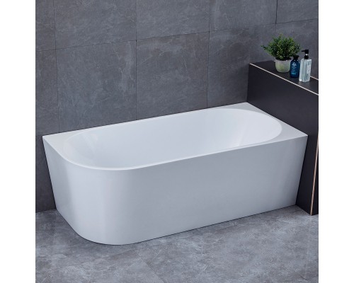 Ванна акриловая Vincea VBT-402-1500R 1500x750x580 белый правая со сливом хром