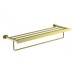 Полотенцедержатель с полкой Wonzon&Woghand, Глянцевое золото