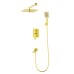 Душевая система встраиваемая Wonzon&Woghand, Брашированное золото