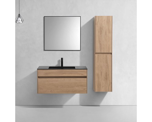 База под раковину Vincea Chiara 1000 подвесная 1 выкатной ящик Soft-close N.Oak