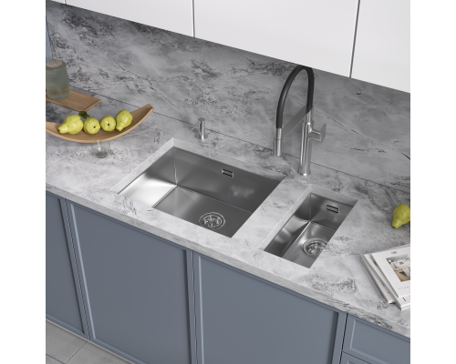 Кухонная мойка Reflexion Como RX2054SS полированная сталь