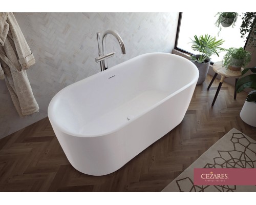 Акриловая ванна Cezares Metauro 180x80 METAURO-INT-Central-180-80-60 Белая глянцевая без гидромассажа