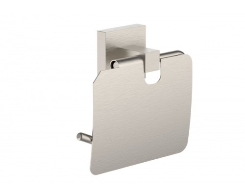 Держатель для туалетной бумаги с крышкой Wonzon&Woghand, Брашированный никель
