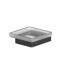 Мыльница подвесная WHITECROSS Cubo черный мат
