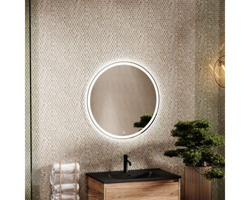 Зеркало для ванной комнаты Sancos Bella D600 c подсветкой, BE600