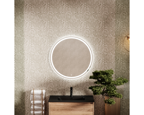 Зеркало для ванной комнаты Sancos Bella D600 c подсветкой, BE600