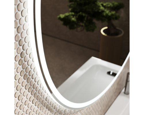 Зеркало для ванной комнаты Sancos Bella D600 c подсветкой, BE600