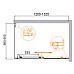 Дверь в проём Cezares MOLVENO-AH-11-130/90-C-Cr-IV