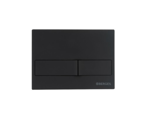 Комплект Berges Novum унитаз микролифт с инсталляцией и черной кнопкой