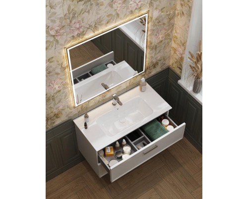 Раковина полувстраиваемая Monblan Bruno 95 Белая