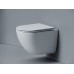 Унитаз подвесной Ceramicanova Альба (Alba) торнадо 3.0 сиденье микролифт белый
