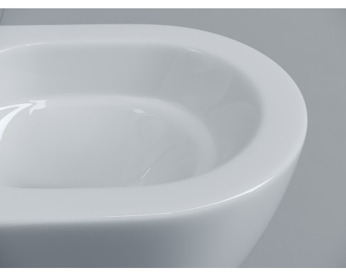 Унитаз подвесной Ceramicanova Альба (Alba) торнадо 3.0 сиденье микролифт белый