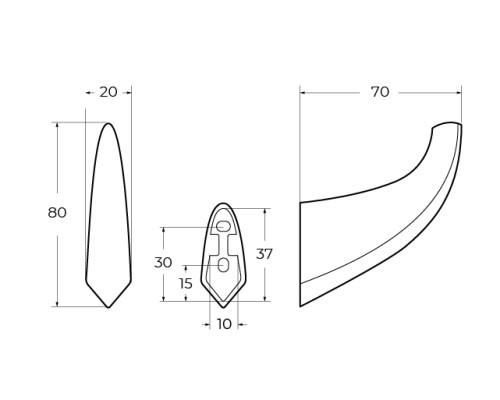Крючок Cezares Liner LINER-HK-GM Оружейная сталь