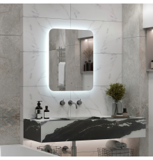 Зеркало Reflection Horizon с бесконтактным сенсором, диммером, холодная подсветка 60х70