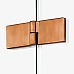 Дверь в нишу NEW TRENDY AVEXA COPPER BRUSHED 100x200 EXK-3535 брашированная медь
