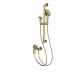 Смеситель для душа с гарнитуром Wonzon&Woghand, Брашированное золото