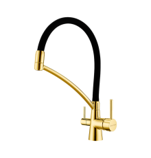 Смеситель для кухни Paulmark Siegen Si213111-BG Брашированное золото